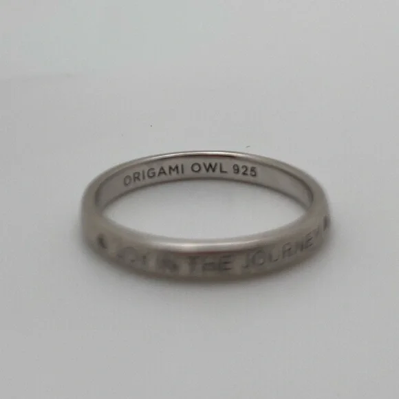 Sterling Silver 925 Joy in the Journey Gemstone Ring - Picture 5 of 7